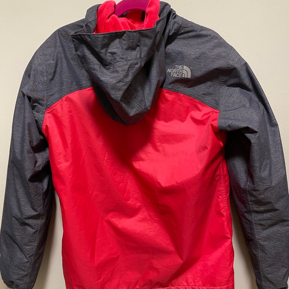 Girls North Face Insulated/fleece lined Jacket Medium 10-12